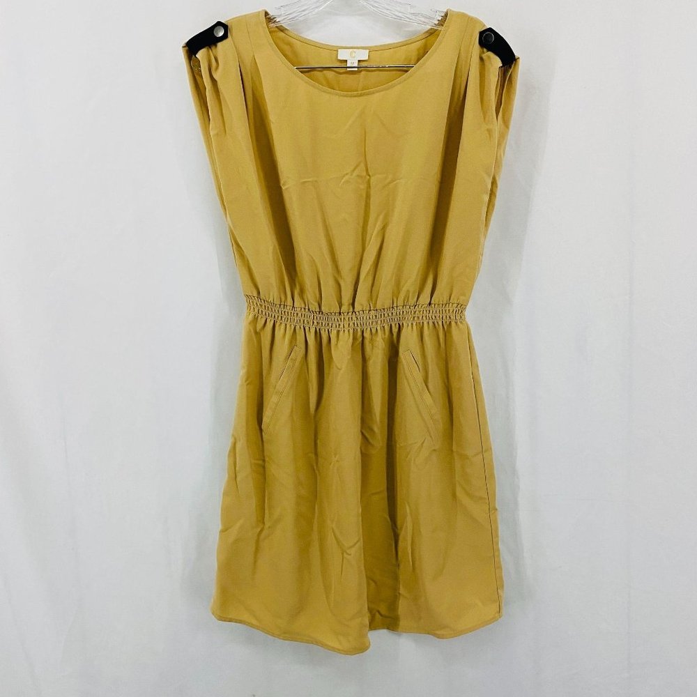 Charming Charlie Cream Dress Smocked Waist